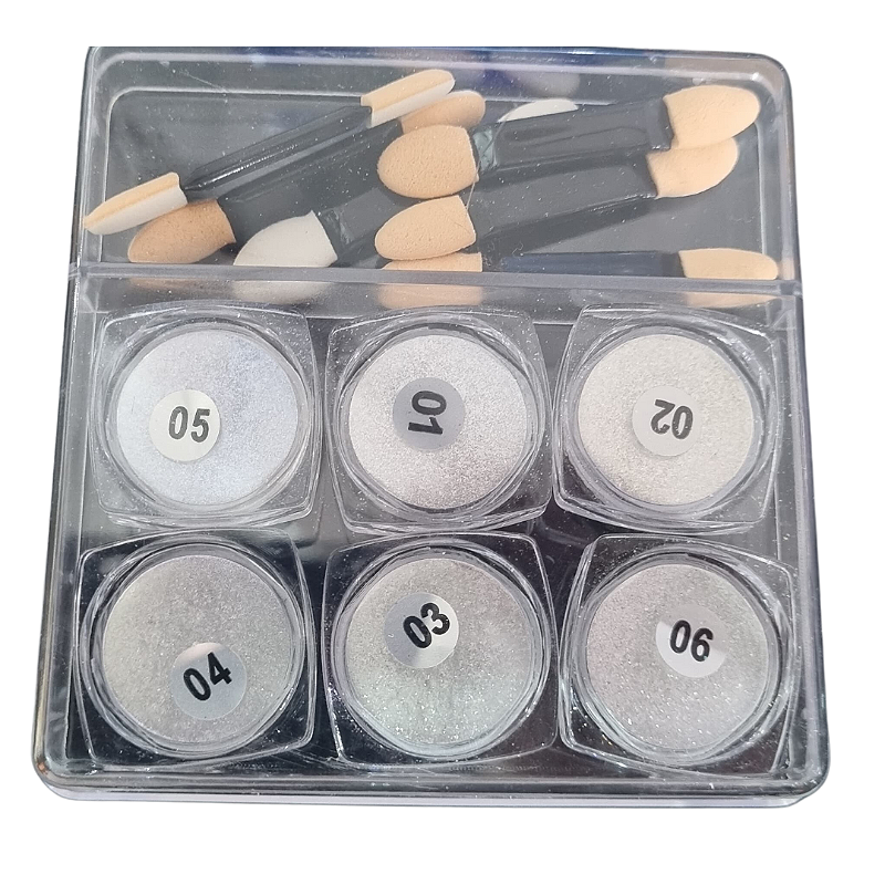 Glitter Pigmentado Asa de Borboleta White Box com 6un DAFU - Imagem 2
