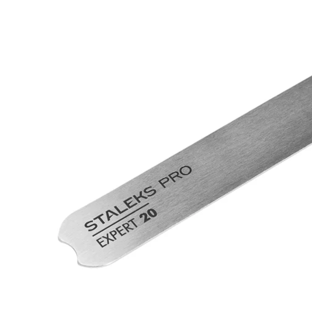 Base Em Inox Para Lixa Refil Reta Longa Staleks Pro 20 - Imagem 2