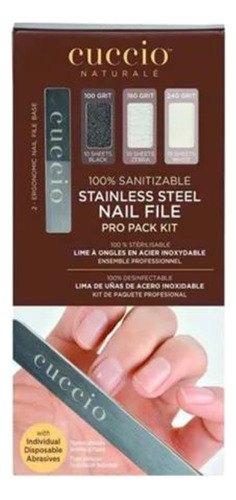 Kit Lixa Inox Master Refil Cuccio-com 30 Refiis E 2 Pçs Inox - Imagem 2