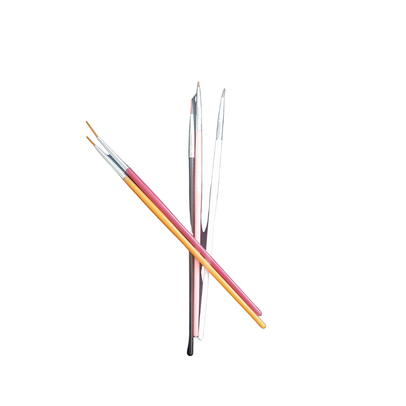 Kit Pincel Ultra Fino Com 5 Unidades - Imagem 3
