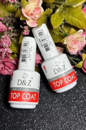 Kit 2 Top Coat Selante D&z Branquinho Do Poder Brilho Dz - Imagem 8