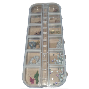 Estojo Mix Decoração para Unhas Fan Nails Un com 12 Cápsulas