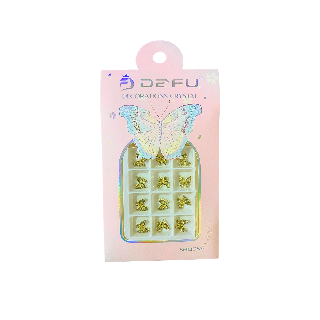 Decoração Borboleta Alto Relevo Dafu Pack 12un - Imagem 2