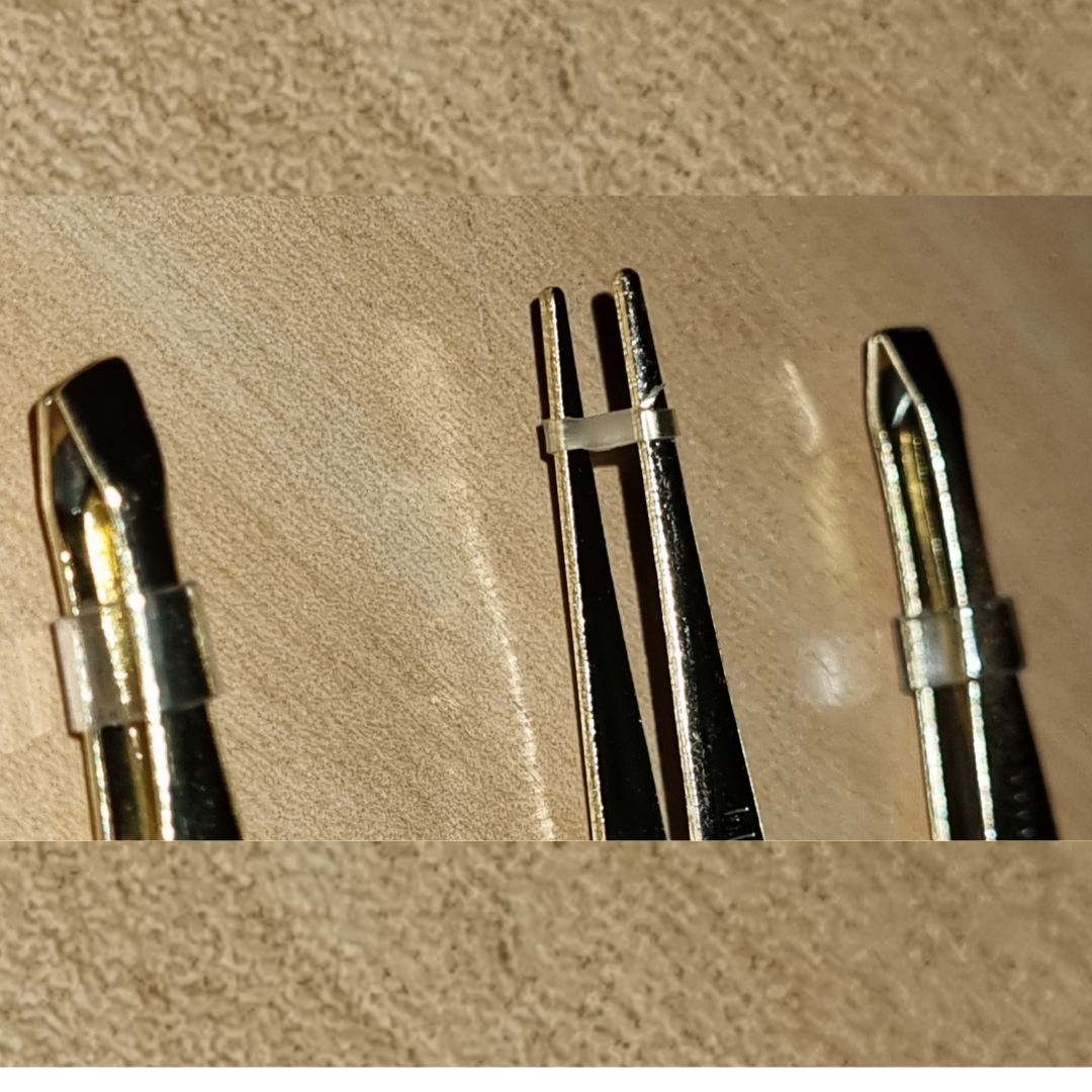 Kit Pinças Gold Para Sobrancelhas Beauty Tools - Imagem 4