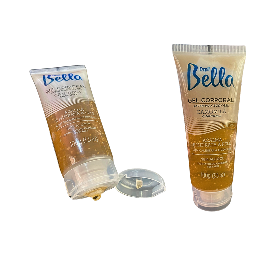 Kit Gel Corporal Camomila Depil Bella 100g cada 2 unidades - Imagem 3