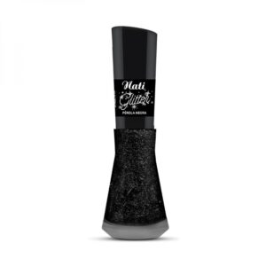 Esmalte Glitter Nati Cosmeticos 8ml – Pérola Negra