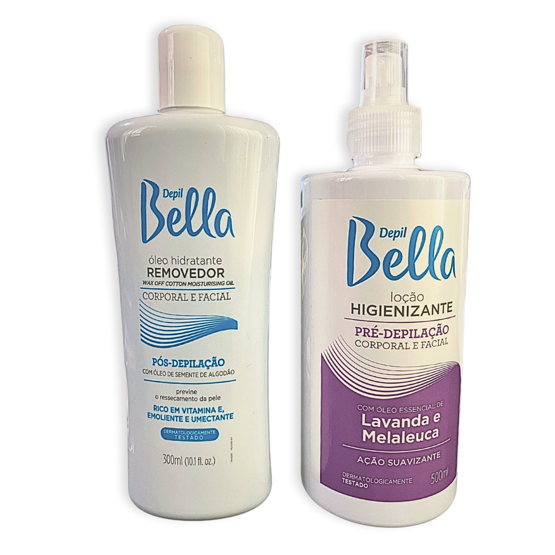 Kit Removedor Higienizante e Calmante Depil Bella - Imagem 3