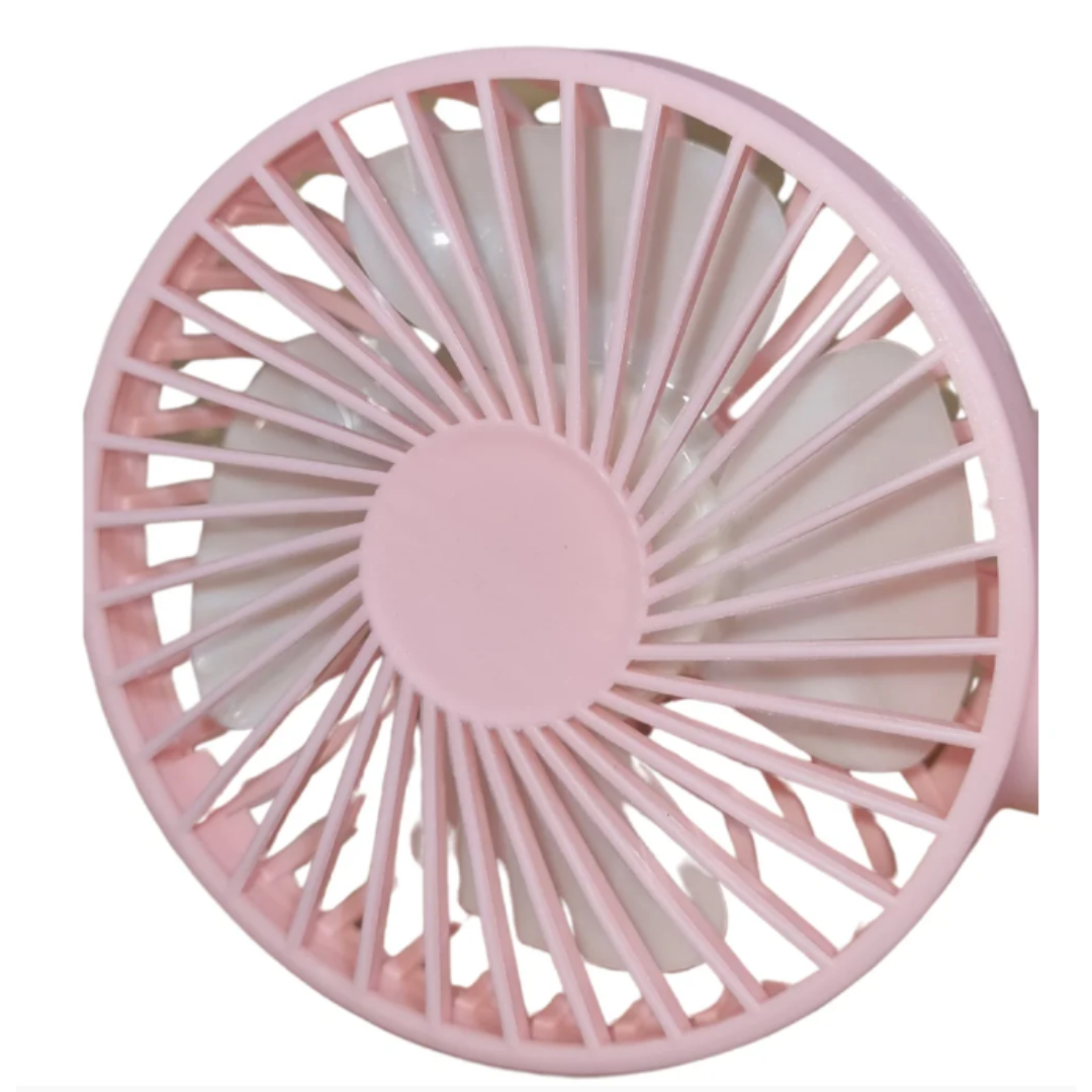 Mini Ventilador Portatil Recarregavel Sem Fio 3 Velocidades - Imagem 2