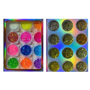 Estojo Glitter Nail decorations