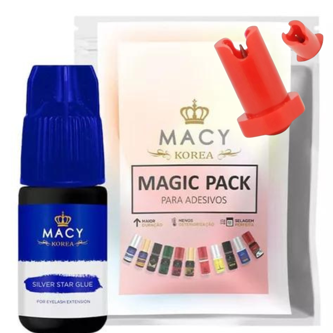 Cola Macy Silver Star 3ml Com Zip Lock e Desobstruidor - Imagem 2