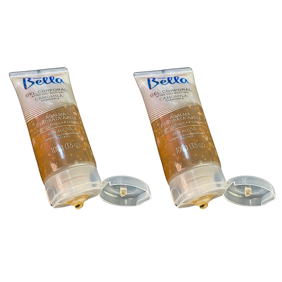 Kit Gel Corporal Camomila Depil Bella 100g cada 2 unidades - Imagem 2