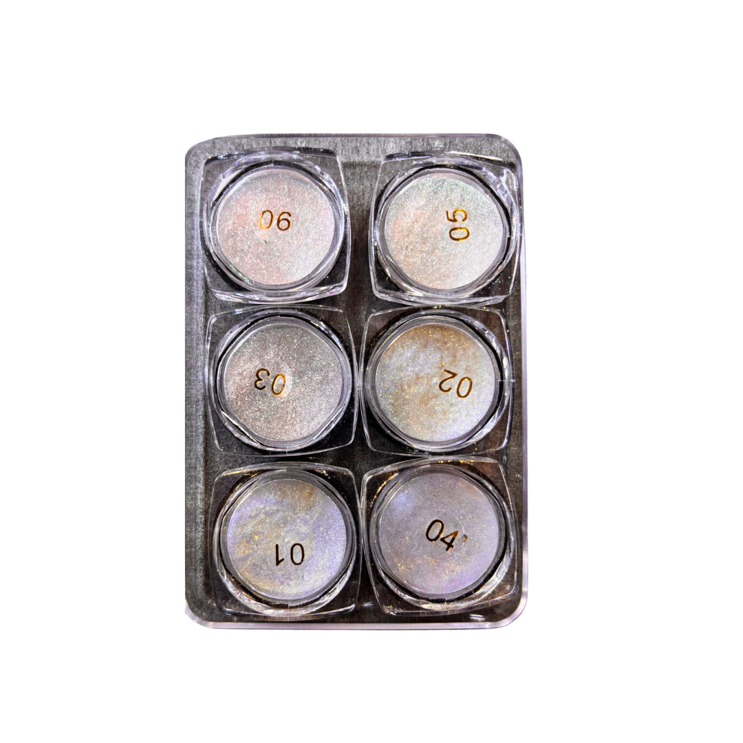 Pó Asa de Borboleta Box de 6 Cores - Imagem 3