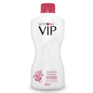Acetona Hipoalergênico Com óleo Hidratante VIP 500ml