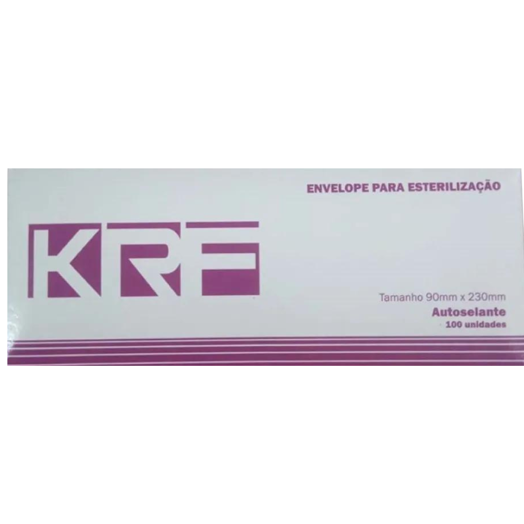 Envelopes para Esterelização KRF 100 Unidades Autoselantes