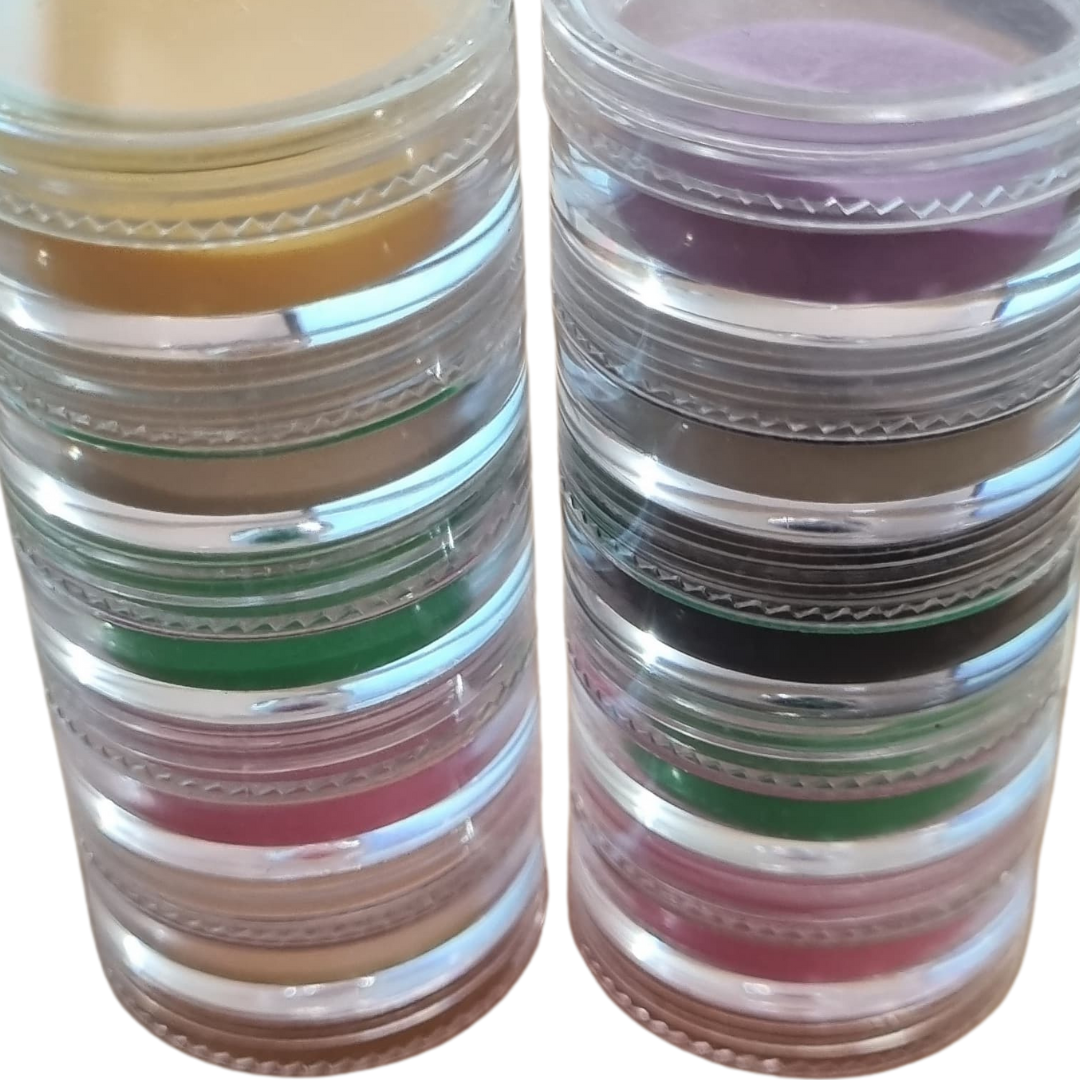 Pó Acrílico Torre com 5 Cápsulas Coloridas - Imagem 2