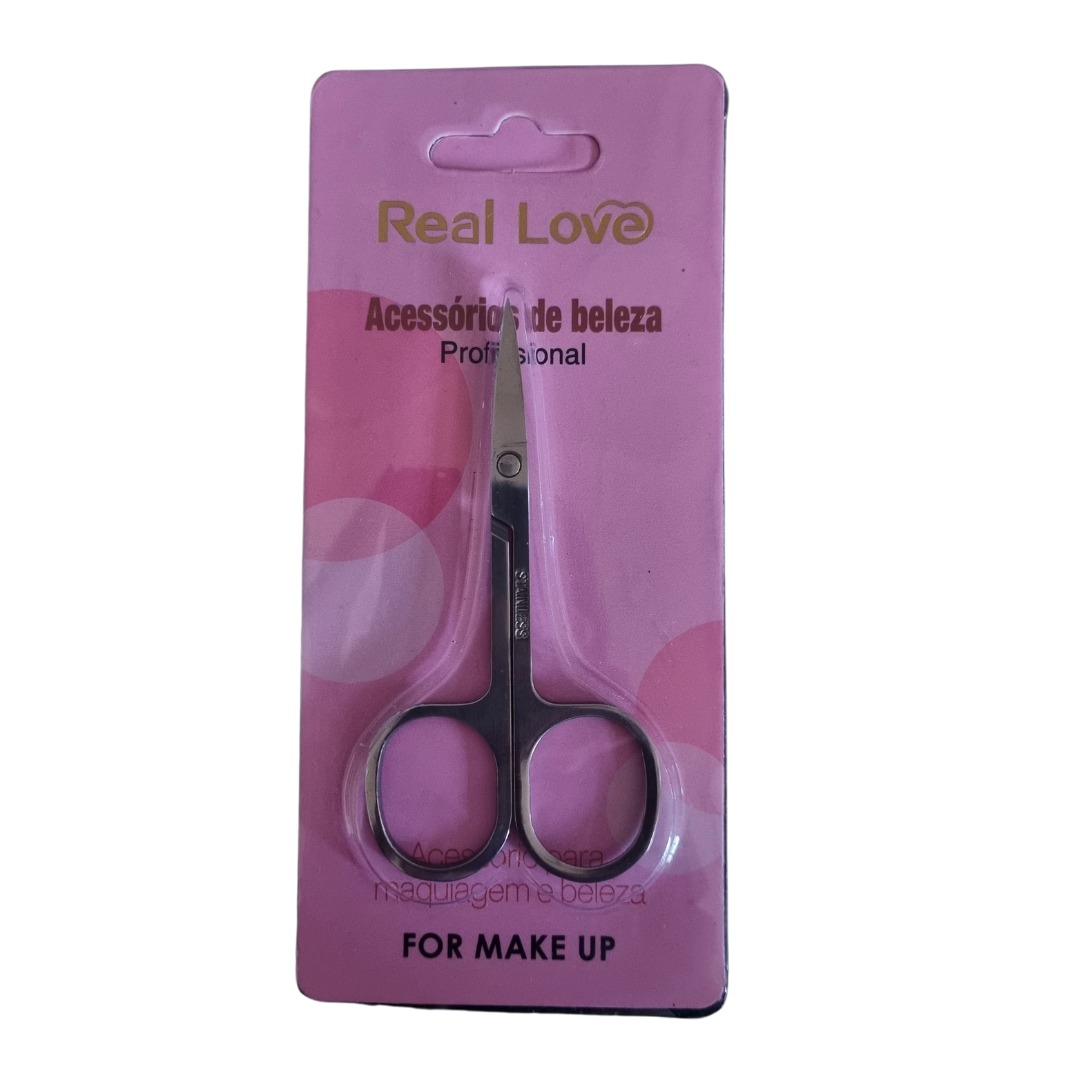Tesoura Curva Profissional Real Love - Imagem 5