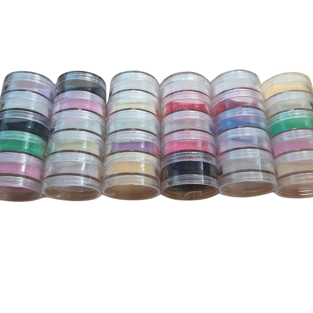 Pó Acrílico Torre com 5 Cápsulas Coloridas - Imagem 4