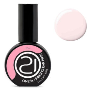 Gel Capa Base Nails 21 Onefix Fiber Clear Pink 12ml