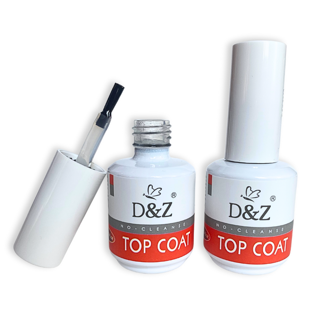 Kit 2 Top Coat Selante D&z Branquinho Do Poder Brilho Dz - Imagem 3