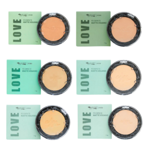Pó Compacto Matte Vegano 40 ao 45  Max Love 11g