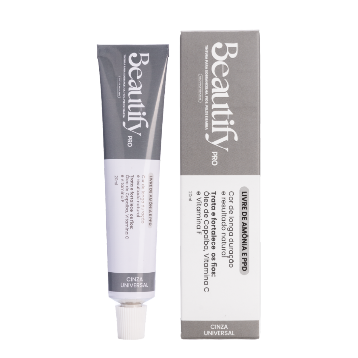 Tintura Para Sobrancelha Fios e Barba Beautify PRO 20ml - Imagem 5