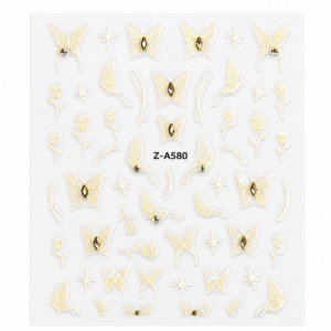 Adesivo Borboleta Strass