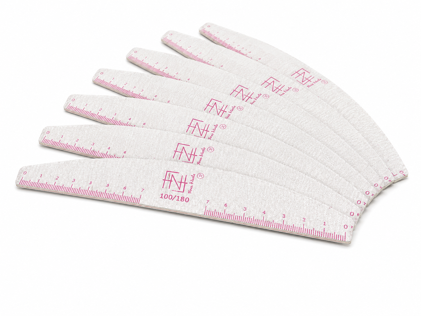 Kit 20 Lixas Boomerangue 100/180 Fan Nails - Imagem 2