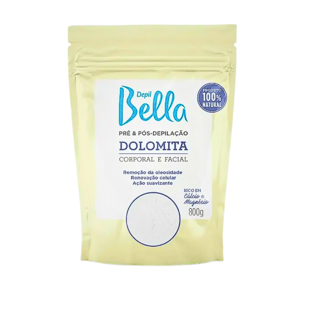 Kit Depil Bella Pré e Pós Depilação Loção Hidratante Coco e Dolomita - Imagem 2