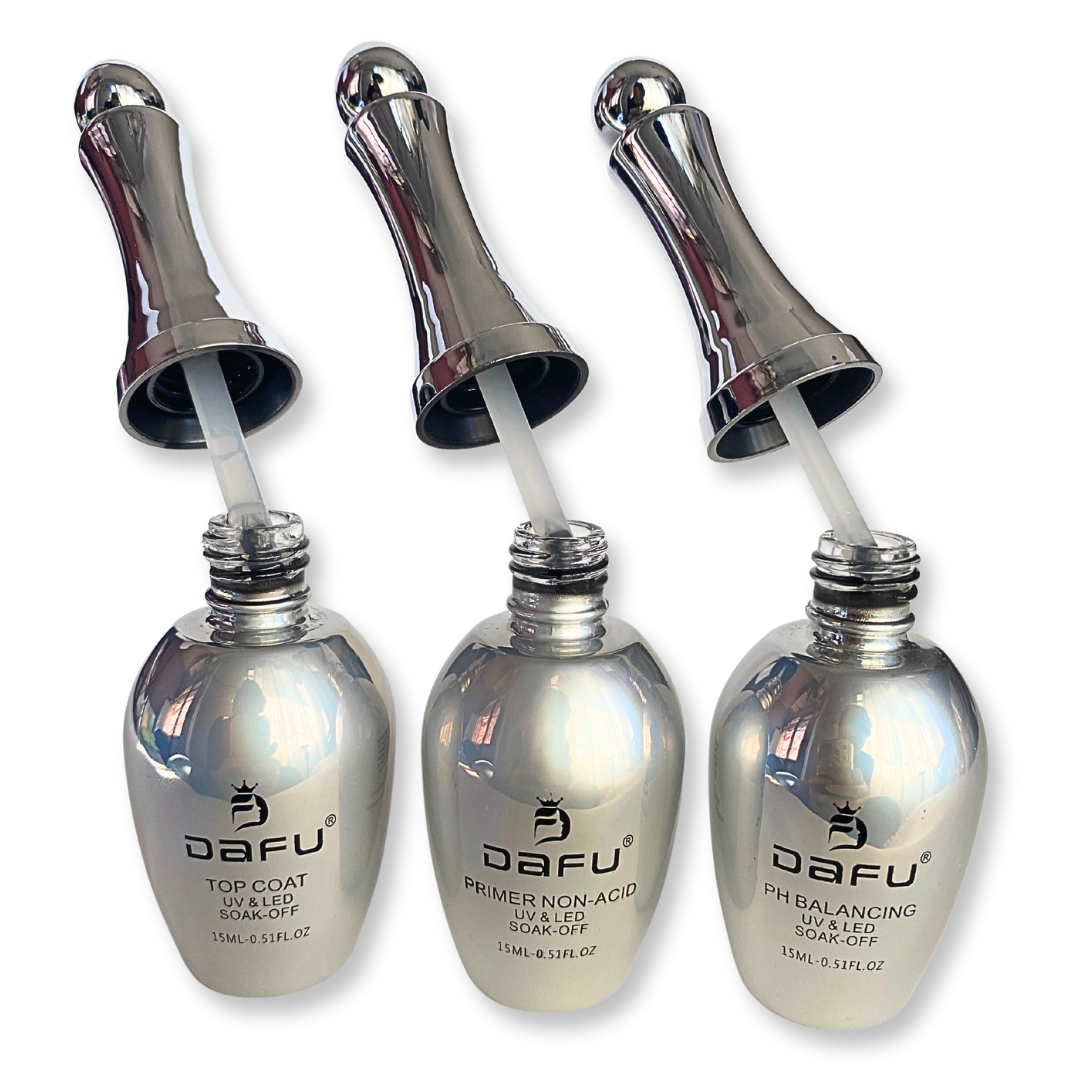Kit Preparadores Dafu Top Coat, Primer e Ph - Imagem 3
