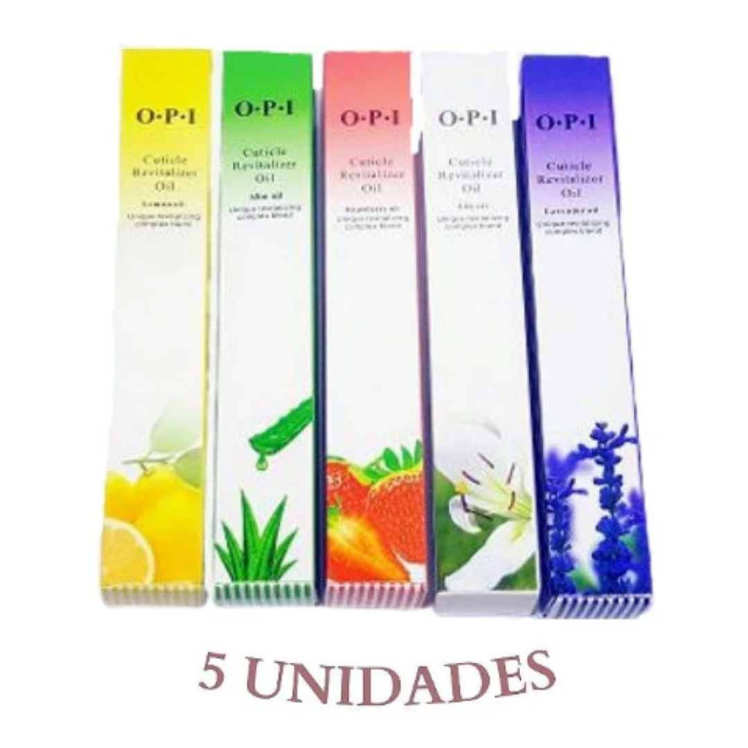 Kit 5 Óleo Hidratante de Cutículas Caneta - 8 Ml