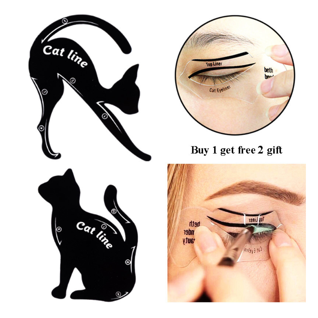 Conjunto de Moldes Cat Line Maquiagens