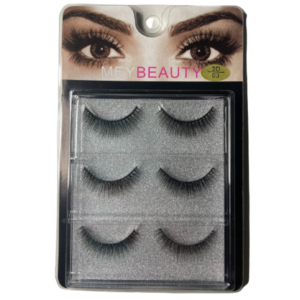 3 Pares de Cílios Postiços Mey Beauty 3D