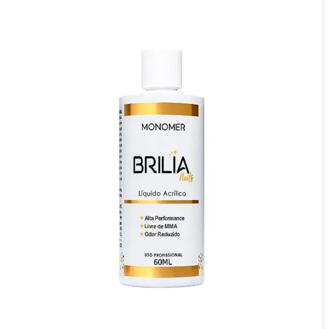 Brilia Nails Monomer Luquido Acrilico 60ml