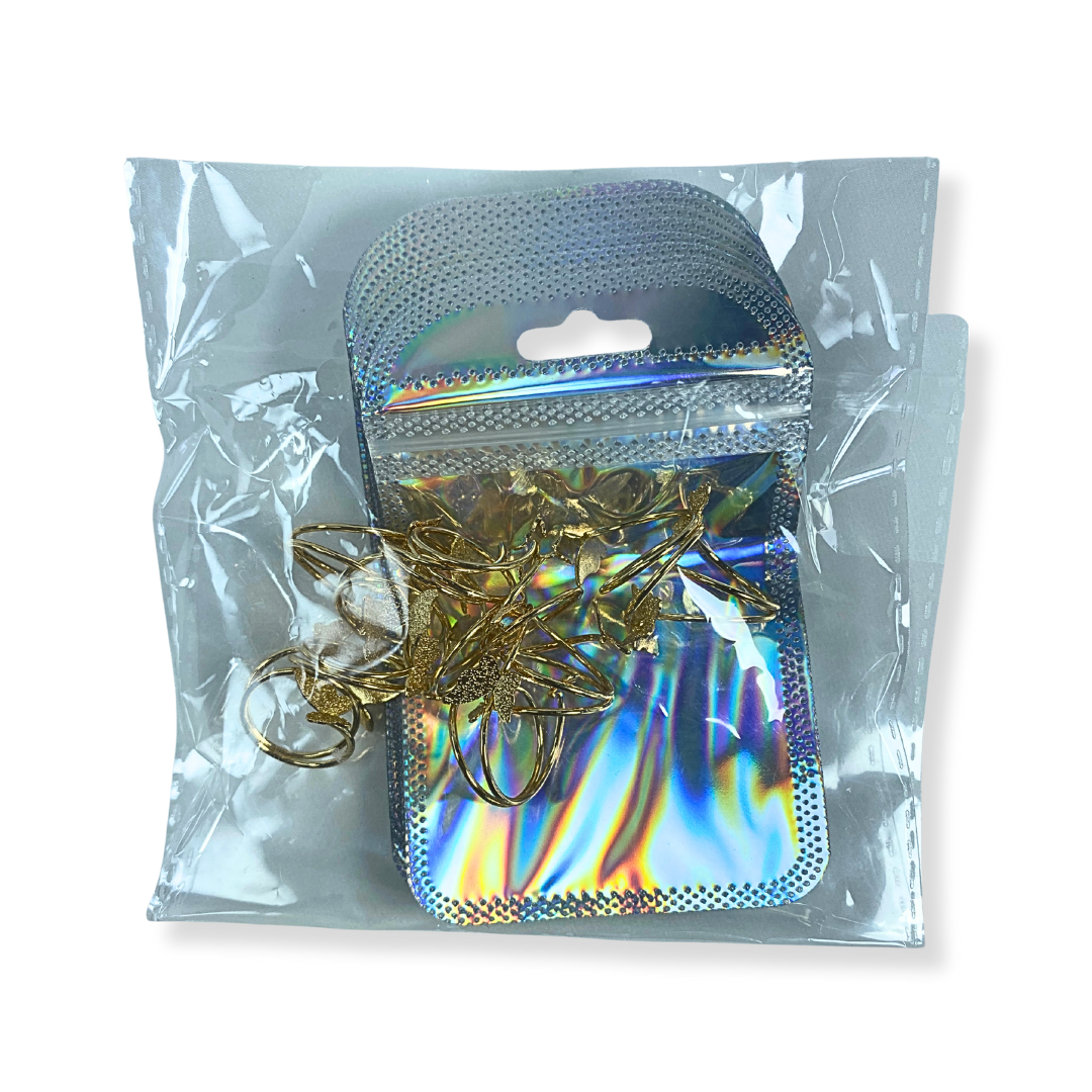 Anel de Metal Dourado Borboleta - Imagem 3