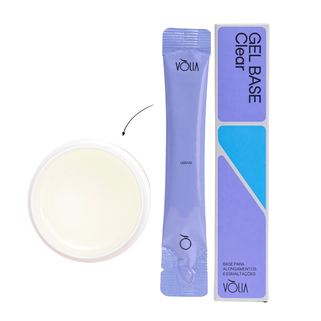 Sachê Gel Base Volia Com Top Coat D&Z - Imagem 3