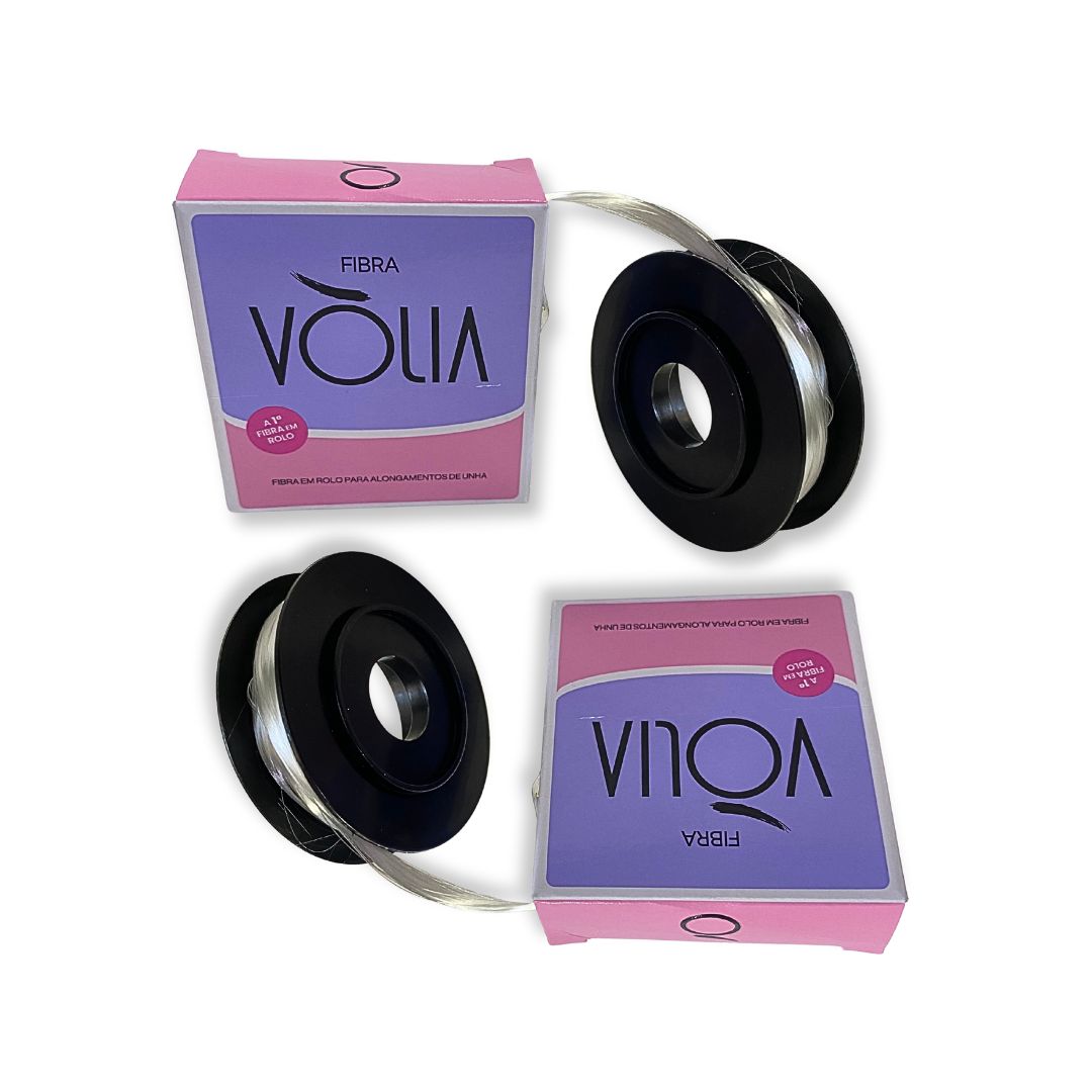 Kit 2 Unidades Fibra De Vidro Volia Para Unhas 4 Metros - Imagem 2