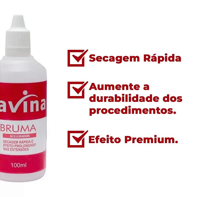 Brumma acelerador de cola para cilios- 100ml - Imagem 3