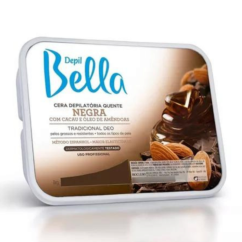 Cera Quente Em Barra Depil Bella Negra Deo 1kg - Imagem 4