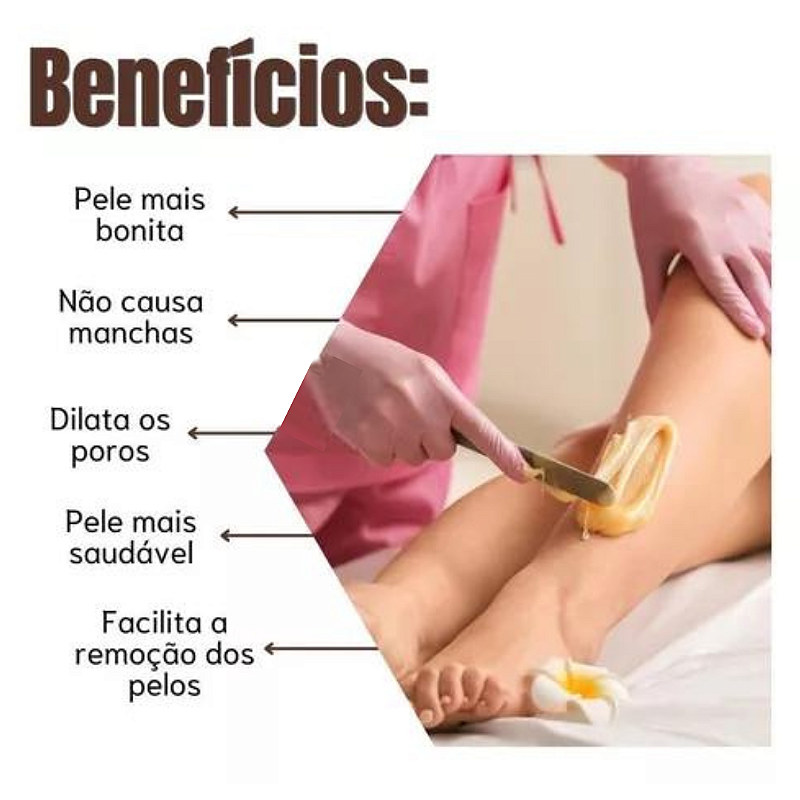 Cera Quente Em Barra Depil Bella Negra Deo 1kg - Imagem 6