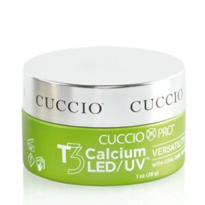 Cuccio gel led/uv t3 calcio versátil com tecnologia de cura fria 28g