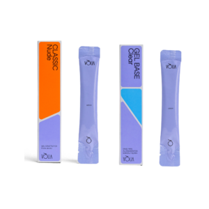 Kit 2 Sachê Gel Base Clear e 2 Sachê Classic Nude