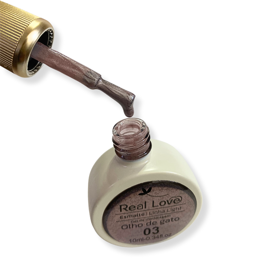 Esmalte em Gel Olho de Gato Gel de Modelagem Real Love Gel 10ml - Imagem 4