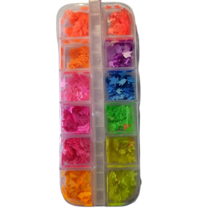 Estojo com 12 Cápsulas Cores Variadas Modelo Unicórnio