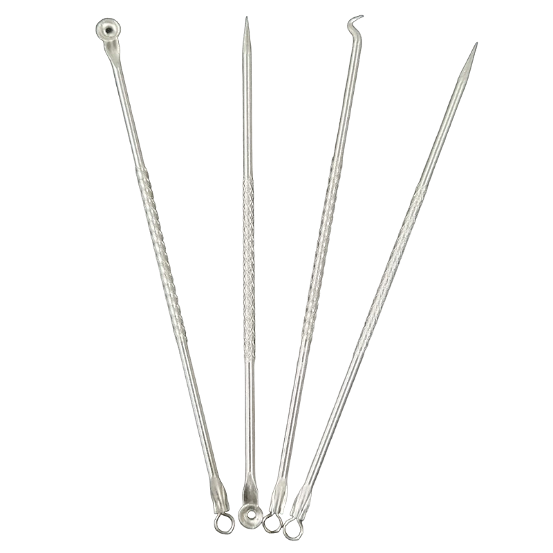 Kit 4 Peças Extrator de Cravos e Espinhas com Estojo/Case! - Imagem 3