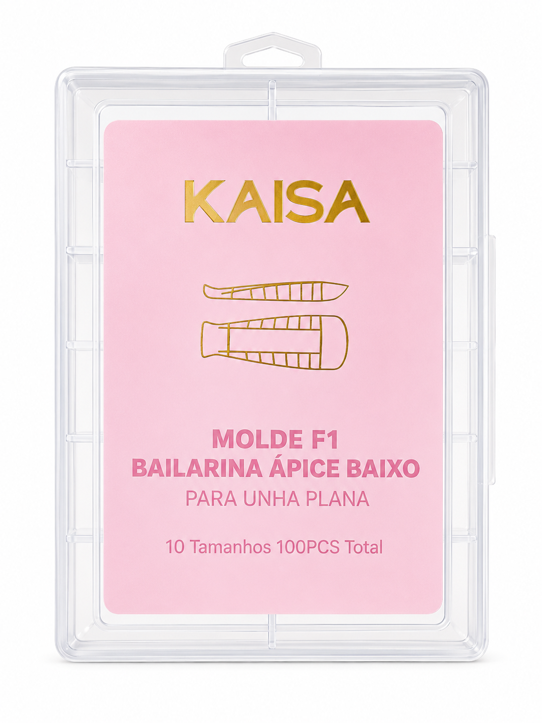 Molde F1 Bailarina Ápice Baixo Kaisa 10 Tamanhos 100Pcs