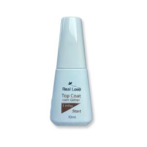 Top Coat com Glitter Real Love Linha Start 10ml