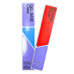 Kit Vólia Sachês Gel Base 12g Com Gel Classic Cover 14g