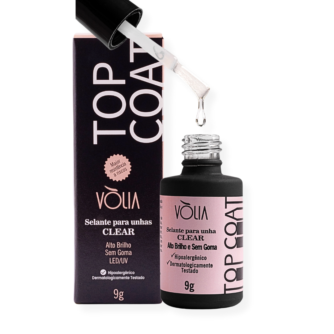 Kit Fibra de Vidro 4m Top Coat e Sachê Gel Base Vólia - Imagem 3