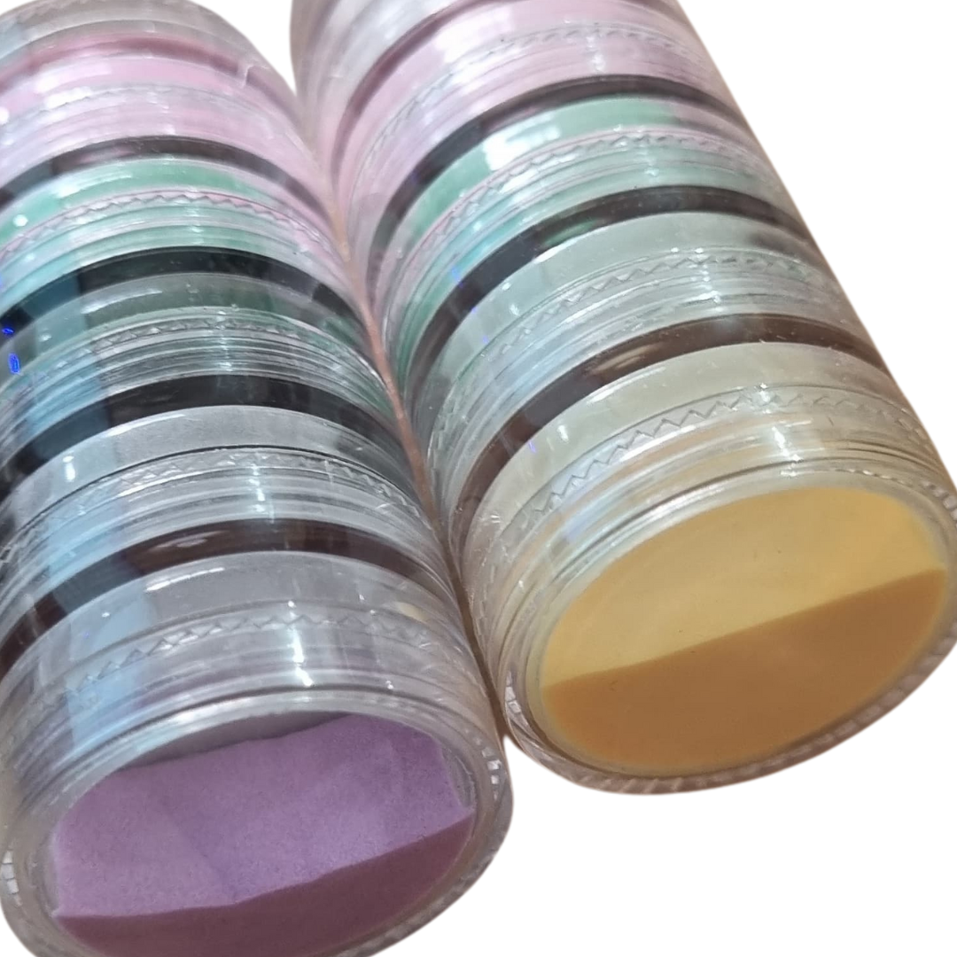 Pó Acrílico Torre com 5 Cápsulas Coloridas - Imagem 3