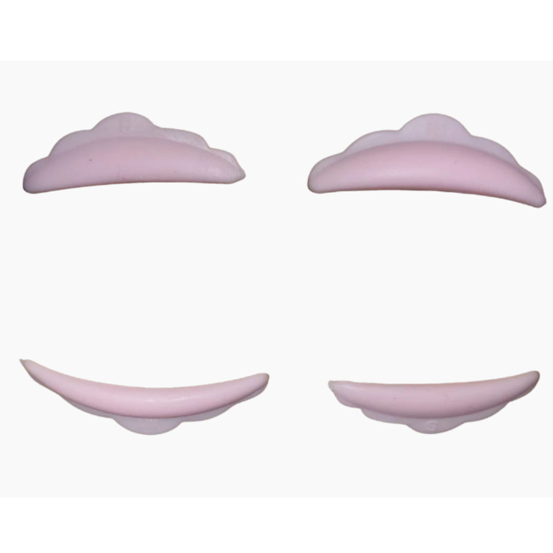 Bob De Silicone Pads P/ Lash Lifting Cílios - 5 Pares Rosa